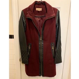 Moving sale!! Michael Kors burgundy wool coat